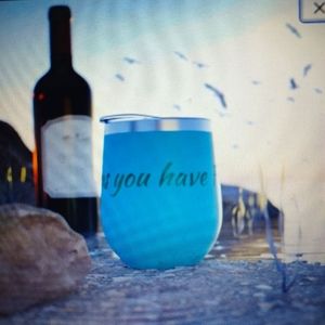 Personalized if wanted Wine tumblers